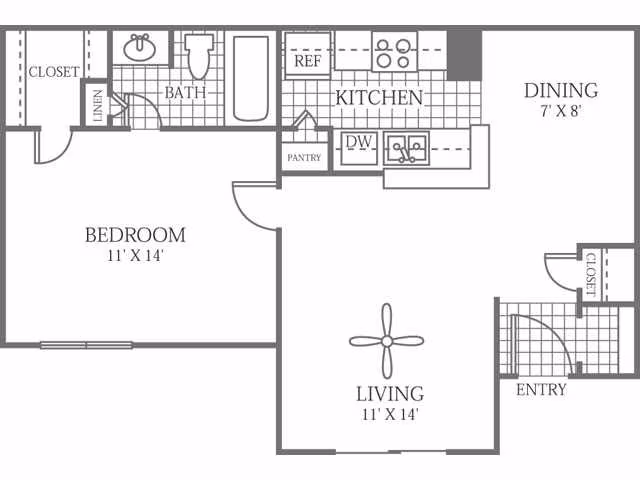 The Asbury 0206 floor plan